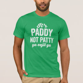 Paddy is niet grappig groen St. Patrick's Day T-shirt