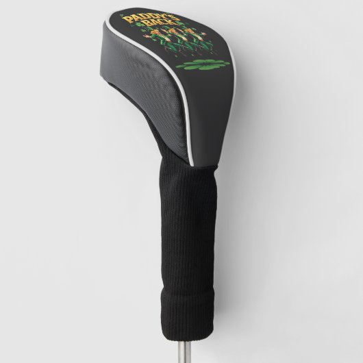 Paddy is terug Grappige Trump St. Patrick Dag Luip Golfheadcover (Schuin)