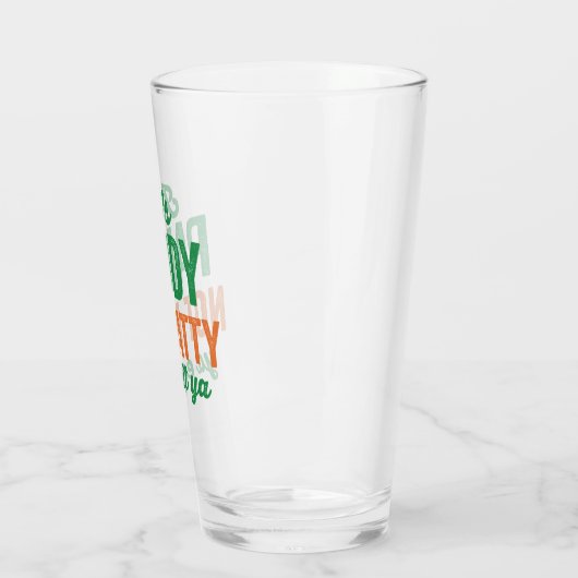 Paddy niet Patty Funny St. Patrick's Day Glas (Links)