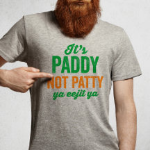 Paddy niet Patty grappig St. Patrick's Day