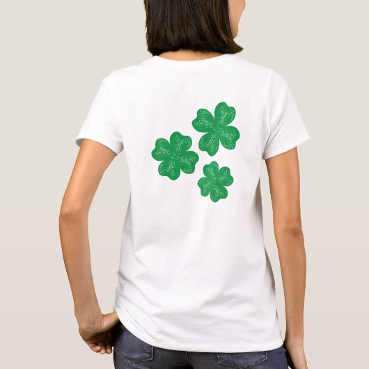 Paddy niet Patty St. Patrick's Day shirt (Achterkant)