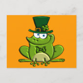 Paddy O'Frog Briefkaart (Voorkant)