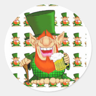 Paddy O'Party Ronde Sticker