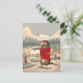 Paddy Paws in Prairie Dog Town Briefkaart (Staand voorkant)