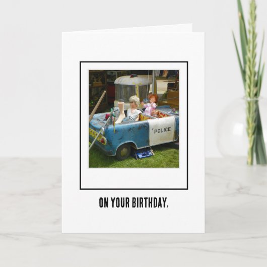 Paddy Wagon Birthday Wenskaart Bedankkaart (Voorkant)
