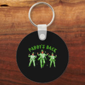Paddy's Back Dancing Trump St Patricks Day St Patt Sleutelhanger (Voorkant)