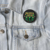 Paddy's Back Funny St Patrick's Day Trump-onderste Ronde Button 5,7 Cm (In situ)