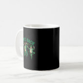 Paddy's Back Funny Trump Dancing St Patrick's Day Koffiemok (Voorkant links)