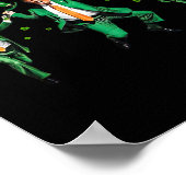 Paddy's Back Funny Trump Dancing St Patrick's Day Poster (Hoek)