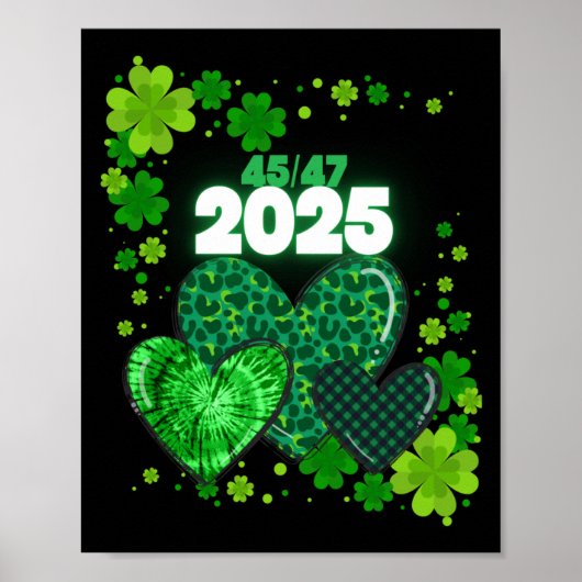 Paddy's Back Funny Trump Poster (Voorkant)