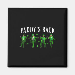 Paddys Back Funny Trump St Patricks Day Ierse schi Magneet