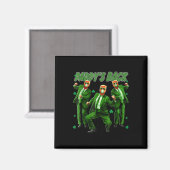 Paddys Back Funny Trump St Patricks Day Ierse schi Magneet (Voorkant / Achterkant)