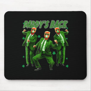 Paddys Back Funny Trump St Patricks Day Ierse schi Muismat