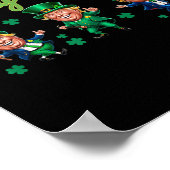 Paddys Back Funny Trump St Patricks Day Ierse schi Poster (Hoek)