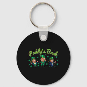 Paddys Back Funny Trump St Patricks Day Ierse schi Sleutelhanger