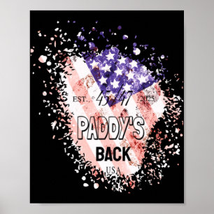 Paddy's Back Grappig Trump1 Poster