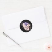 Paddy's Back Grappig Trump1 Ronde Sticker (Envelop)