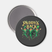 Paddy's Back St Patrick's Day Trump Dancing Magneet (Voorkant / Achterkant)