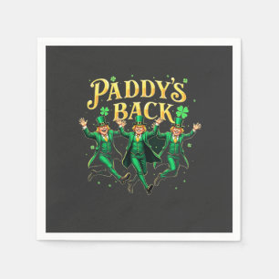 Paddy's Back St Patrick's Day Trump Dancing Servet