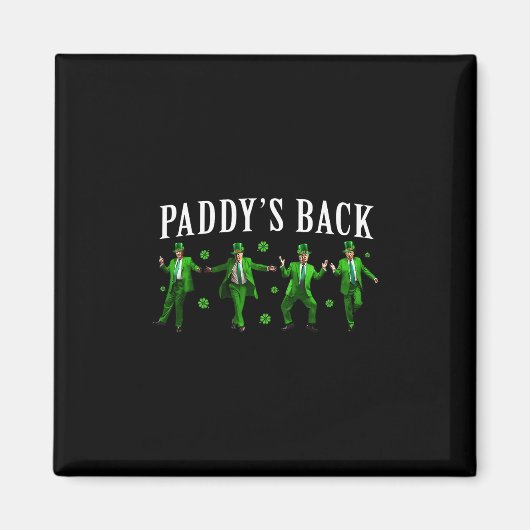 Paddy's Ck Grappige Trump St Patrick's Dag Ierse S Magneet (Voorkant)