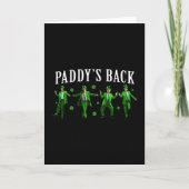 Paddy's Ck Grappige Trump St Patrick's Day Ierse S Kaart (Voorkant)