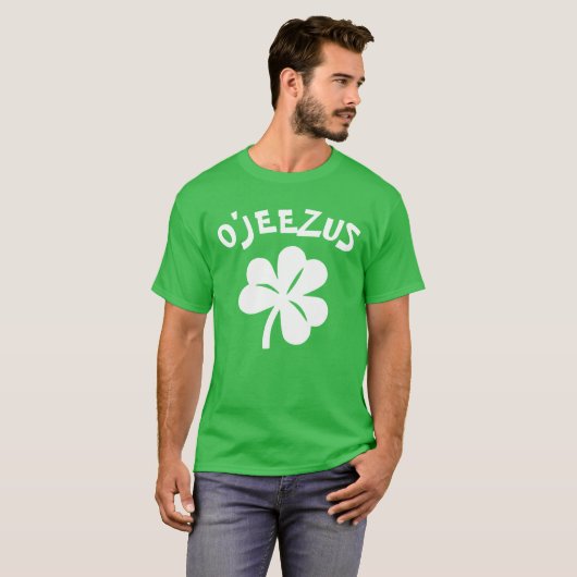 Paddy's Day - O'Jeezus T-shirt (Voorkant volledig)