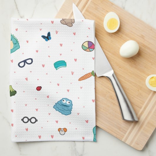 Paddy's favorieten theehanddoek - kunst van Irina  Theedoek (Quarter Fold)