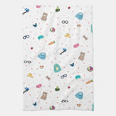 Paddy's favorieten theehanddoek - kunst van Irina  Theedoek (Verticaal)