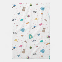 Paddy's favorieten theehanddoek - kunst van Irina 