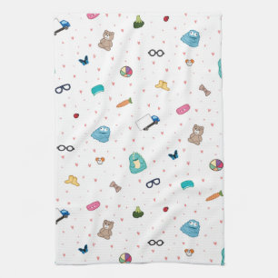 Paddy's favorieten theehanddoek - kunst van Irina  Theedoek