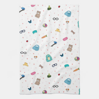 Paddy's favorieten theehanddoek - kunst van Irina  Theedoek