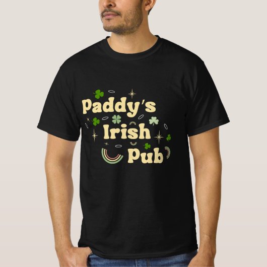 Paddy's Irish Pub St Patrick's Day T-shirt (Voorkant)
