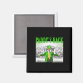 Paddy's terug grappige Trump St. Patrick's Day Luc Magneet (Voorkant / Achterkant)