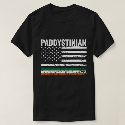 Paddystiniaanse Iers-Palestijnse solidariteit T-shirt (Design voorkant)