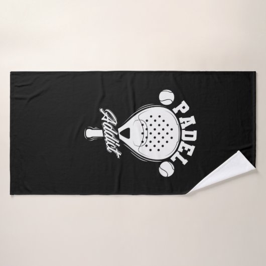 Padel Addict Tennis Ballsportart Badhanddoek (Badhanddoek)