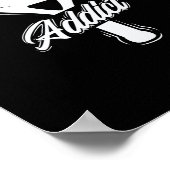 Padel Addict Tennis Ballsportart Poster (Hoek)