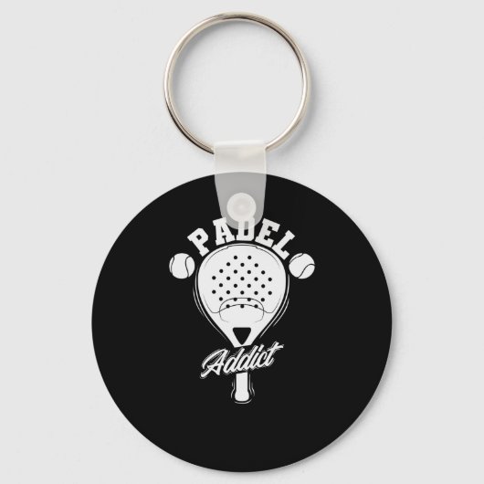Padel Addict Tennis Ballsportart Sleutelhanger (Voorkant)