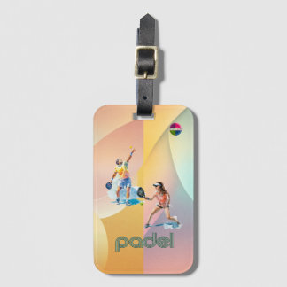 Padel Bagage Label: Vibrant Style Collectie Vol.1 Bagagelabel