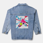 Padel Beach Tennis Denim Jacket (Achterkant)
