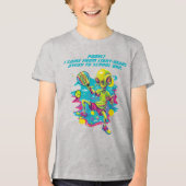 👽Padel Behold—the “Lil’ Smashonaut Supreme” Kids Tri-Blend Shirt (Voorkant)