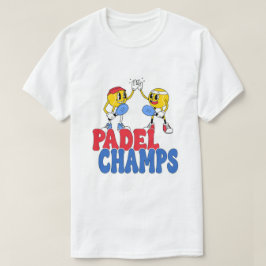 Padel Champs | Retro Cartoon Sport High 5 T-Shirt