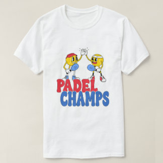 Padel Champs | Retro Cartoon Sports High 5 T-Shirt