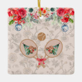 Padel Christmas Ornament – A Festive Padel Motif (Voorkant)