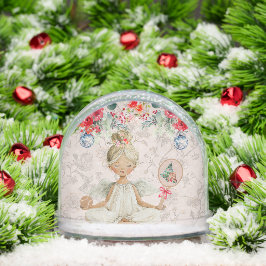 Padel Christmas Snow Globe – A Holiday Padel Angel Sneeuwbol