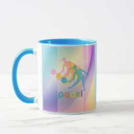PADEL COFFEE MOK– VIBRANTE STIJL voor HAAR HELDER Mok