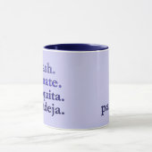 PADEL COFFEE MUG – WORD VIBES LILAC & PURPLES MOK (Midden)