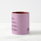 PADEL COFFEE MUG – WORD VIBES - MAROONS & RED MOK (Midden)
