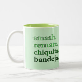 PADEL COFFEE MUG – WORD VIBES - MATCHA GREEN TWEEKLEURIGE KOFFIEMOK