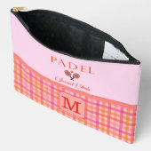 Padel Cosmetic Bag - Social Club Gingham Brights Etui (Open)
