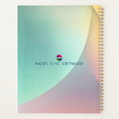 Padel Dag Planner – Jongens Super Power Multi-Kleu (Achterkant)